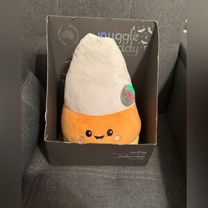 CANDY CORN RARE Plush Snuggle Buddy Heat & Hug Halloween New In Box Australia